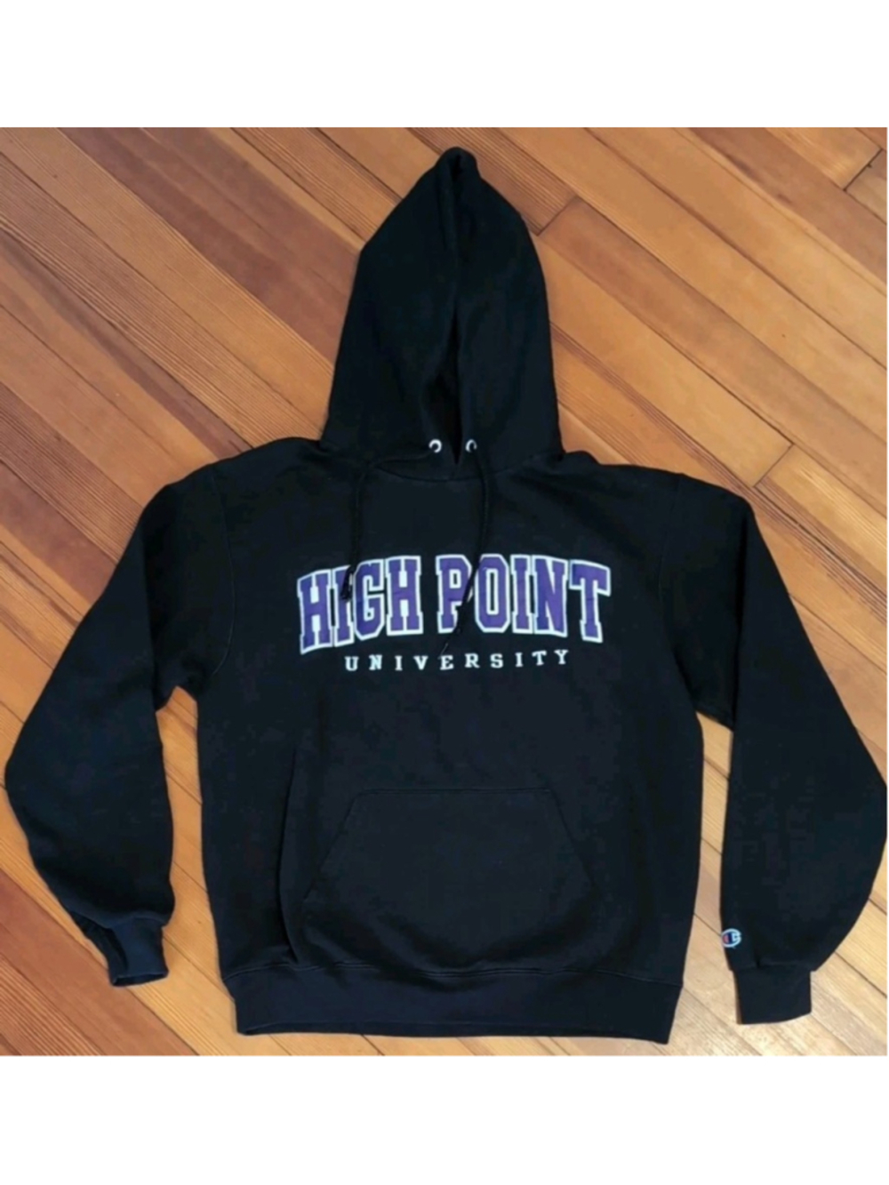 High Point University Panthers Hoodie Mens Medium Black NCAA Basketball Champion